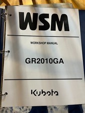 Kubota workshop manual d'occasion  Expédié en Belgium