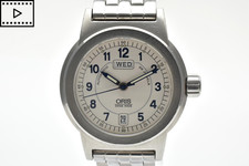 Vintage [Exc+5] ORIS Big Crown 7500 BC3 Relógio Automático Masculino Mostrador Branco JAPÃO, usado comprar usado  Enviando para Brazil