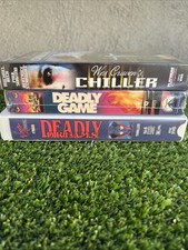 Deadly Dreams (VHS, 1988) HORROR Thriller & Deadly Game, Chiller LOT, usado comprar usado  Enviando para Brazil