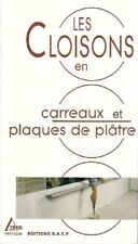 Cloisons carreaux plaques d'occasion  Hennebont