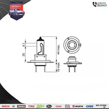 Lampada bosch 12v usato  Roma