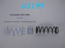 Druckfeder din 2098 gebraucht kaufen  Mehrstetten