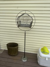 antique bird cage stand for sale  Stratford