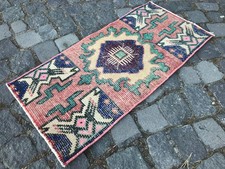 Tapete Oushak Kilim, tapete de banho, tapete turco vintage, tapete de decoração para casa 1,3 x 2,6 pés comprar usado  Enviando para Brazil