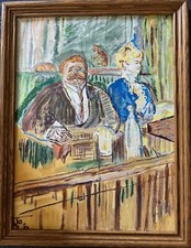 ölgemälde café henri gebraucht kaufen  Vordorf