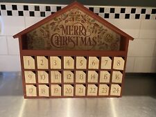 Christmas wooden advent for sale  SPALDING