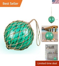 Usado, Versátil bóia de bola de vidro náutico 10 pol. - Perfeita para decoração de praia redonda comprar usado  Enviando para Brazil