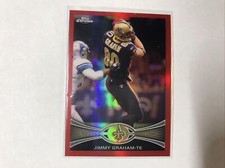 2012 Topps Chrome Red Refractor #73 Jimmy Graham #4/25 $BV20   🔥SAINTS SEAHAWKS comprar usado 2012 Topps Chrome Red Refractor #73 Jimmy Graham #4/25 $BV20   🔥SAINTS SEAHAWKS comprar usado  Enviando para Brazil