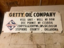 Getty oil skelly for sale  Haskell