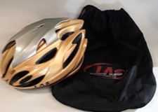 Capacete de estrada ajustável dourado infantil LAS HAXIAL com bolsa tamanho 53-61 296 gramas Itália, usado comprar usado  Enviando para Brazil