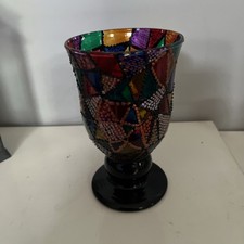 Mosaic glass hurricane for sale  BRADFORD