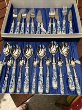 Besteckkasten zwiebelmuster ro gebraucht kaufen  Rohrenfels