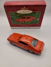 2000 Hallmark Ornament 1969 PONTIAC GTO THE JUDGE #10 carros clássicos americanos H117 comprar usado  Enviando para Brazil