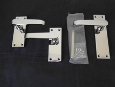 Pair chrome door for sale  LEICESTER