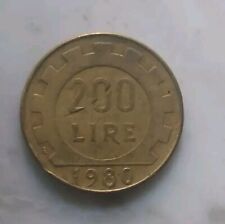 Moneta 200 lire usato  Ogliastro Cilento