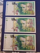 Billets 500 francs d'occasion  Berre-l'Étang
