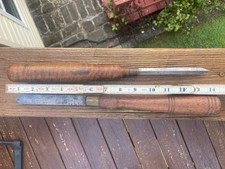 Lote vintage de 2 torno inclinado madeira cinzel giratório Fulton Tool Co. Special comprar usado Lote vintage de 2 torno inclinado madeira cinzel giratório Fulton Tool Co. Special comprar usado  Enviando para Brazil