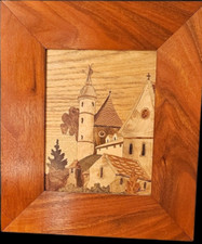 Tableau marqueterie bois d'occasion  Sélestat