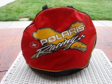 Bolsa capacete de corrida Polaris vintage Pro X vermelha amarela muito nova!!!!! comprar usado  Enviando para Brazil