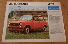 Autobianchi a112 car for sale  BERKHAMSTED