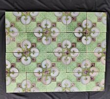 Móveis de arquitetura vintage azulejos Majólica Art Nouveau Inglaterra 20 peças CT247 comprar usado  Enviando para Brazil
