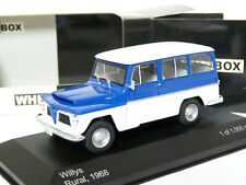 Usado, Carro modelo WhiteBox Ixo 1968 Willys Rural metal fundido em escala 1/43 comprar usado  Enviando para Brazil