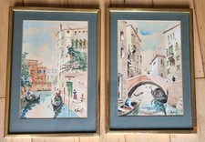 Venice canal watercolours for sale  POLEGATE