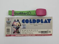 Coldplay 2012 wristband for sale  NORTHAMPTON