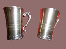 Zinnbecher schnapsbecher stamp gebraucht kaufen  Rodenbach