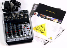 Behringer Xenyx Q802USB 8 entradas mixer interface de áudio USB XLR microfone pré-amplificadores estúdio comprar usado  Enviando para Brazil