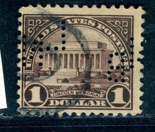 Perfins dollar 571 for sale  Austin