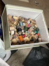 Vintage wooden thread for sale  Issaquah