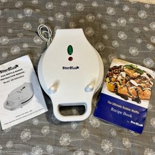 Máquina de waffle de ovo estilo Hong Kong placa antiaderente panela segura receita fácil estrela azul comprar usado  Enviando para Brazil