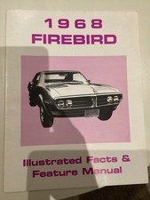 Manual de fatos e recursos Pontiac Firebird 1968 comprar usado  Enviando para Brazil