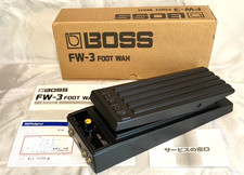 [Estado perfeito] Pedal de guitarra Boss FW-3 Wah com caixa vintage anos 90 frete grátis do Japão comprar usado  Enviando para Brazil