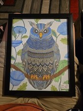 Vintage owl print for sale  Lima