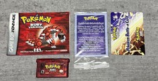 Pokemon: Ruby Version GBA (Game Boy Advance, 2003) e livro de instruções autêntico comprar usado  Enviando para Brazil