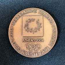 Medaglia ufficiale atene usato  Italia