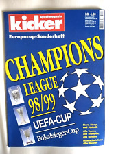 Kicker europacup sonderheft gebraucht kaufen  Lotte