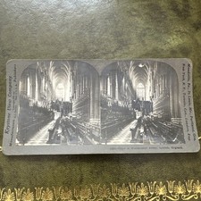 Antique stereoview choir usato  Spedire a Italy