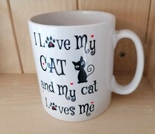 Love cat mug for sale  LEDBURY