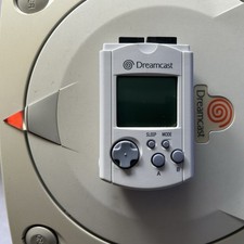 Genuíno Sega Dreamcast unidade de memória visual cartão de memória VMU branco HKT-7000 CLEAN comprar usado Genuíno Sega Dreamcast unidade de memória visual cartão de memória VMU branco HKT-7000 CLEAN comprar usado  Enviando para Brazil