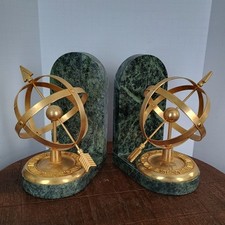Vintage bookends green for sale  Canton