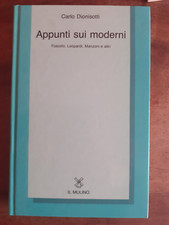 Carlo dionisotti appunti usato  Torino
