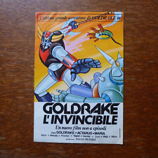 Adesivo vintage goldrake usato  Italia