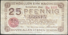 Pfennig köln 1920 gebraucht kaufen  Mayen-Umland
