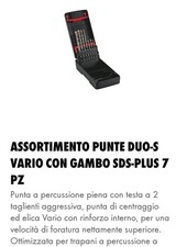Serie punte sds usato Serie punte sds usato  Orvieto