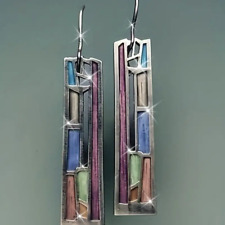 Vibrant rectangle dangle for sale  Riverside