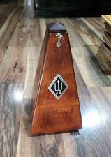 AZ 1967 Wittner Metrónomo Madera Vintage Cuerda Alemania Funcionando Excelente Forma Años 60 segunda mano  Embacar hacia Mexico