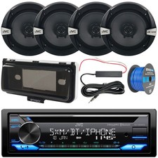 JVC AM/FM AUX Bluetooth Receiver, 4x 6.5" Speakers, Cover, 12V Kit, Wire comprar usado JVC AM/FM AUX Bluetooth Receiver, 4x 6.5" Speakers, Cover, 12V Kit, Wire comprar usado  Enviando para Brazil